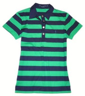 Ralph Lauren Golf Women Pony Logo Polo T shirt (Small, Navy/Green) at  Womens Clothing store: Fashion T Shirts