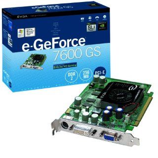 EVGA 256 P2 N541 T2 e GeForce 7600GS 256 MB PCI Express Video Card with Fan: Electronics