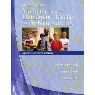 Mathematics for Elementary Teachers via Problem Solving Student Activity Manual 9781427502919 Books