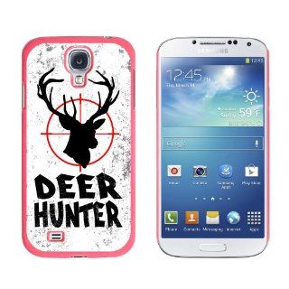 Graphics and More Deer Hunter, Buck Hunting, Distressed Snap On Hard Protective Case for Samsung Galaxy S4   Non Retail Packaging   Pink: Cell Phones & Accessories