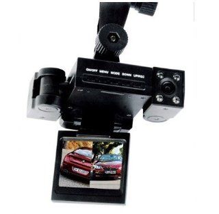Dual Lens Car Dvr 2 Camera Recorder 270 8 Ir Night Vision Light Wide angle: Electronics
