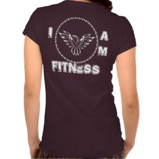 I Am Fitness   Fitted Tshirt