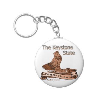 Keystone State Pennsylvania State Bird Key Chain