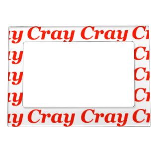 Cray Cray Crazy Going Crazy Nuts Bull Wild Animal Magnetic Picture Frames