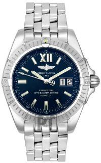 Breitling Cockpit Blue Dial Stainless Steel Mens Watch A4935011 C671SS: Breitling: Watches