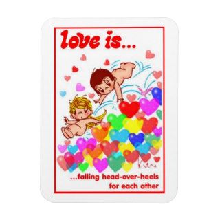 Love is Kim Casali Vinyl Magnet