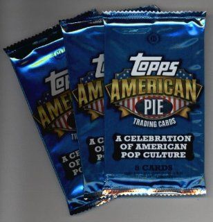 (3) 2011 Topps American Pie Pop Culture Trading Cards Unopened Hobby Pack (8 cards per pack)  Look for memorabilia cards, autographs, and other great inserts randomly inserted  Sports Related Trading Cards  Sports & Outdoors