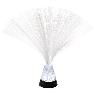Fortune Products FOL 325C Crystal Crushed Fiber Optic LED Lamp, 3" Base Width x 3 1/4" Base Height, 9 3/4" Tall: Fiber Optic Decorations: Industrial & Scientific
