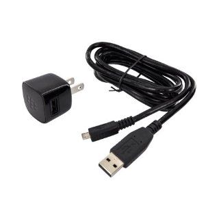 Black OEM Blackberry USB Wall Charger w Micro USB Cable, ACC 33396 301: Cell Phones & Accessories
