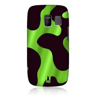 Head Case Designs Green Poison Dart Frog Patterns Hard Back Case Cover for Nokia Asha 302: Cell Phones & Accessories