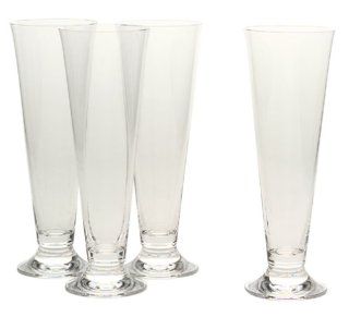 Lenox Tuscany Classics Pilsner Glasses, Set of 4: Beer Pilsner Glasses: Kitchen & Dining