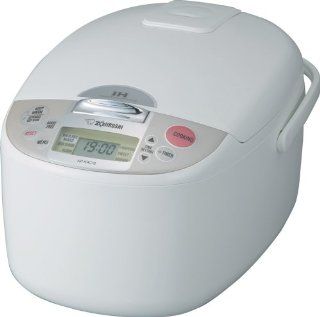 Zojirushi NP KAC18 10 Cup Rice Cooker and Warmer with Induction Heating System: Kitchen & Dining
