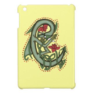 Celtic Dragon Letter C iPad Mini Case