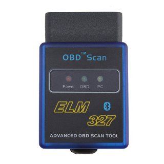 ERUSUN Mini ELM327 Bluetooth Wireless OBD II OBD2 Auto Car Diagnostic Scan Tool for Palm, PDA, Mobile Windows PC Smart phone: Everything Else
