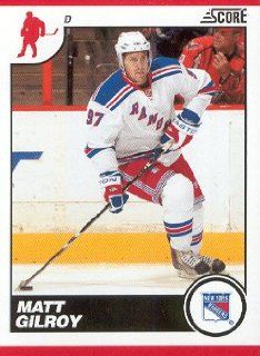2010 11 Panini Score Hockey #330 Matt Gilroy NHL Trading Card: Sports Collectibles
