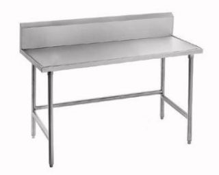 14 Gauge Advance Tabco Spec Line TVKS 366 36" x 72" Stainless Steel Commercial Work Table with 10" B