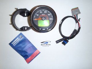 OEM Evinrude Johnson 3" ICON Pro LCD 7000 RPM Tachometer Kit, Chrome 766161: Sports & Outdoors