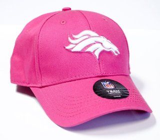 Officially Licensed NFL Denver Broncos Girls Embroidered Pink CHILD Size Hat Cap Lid  Sports & Outdoors
