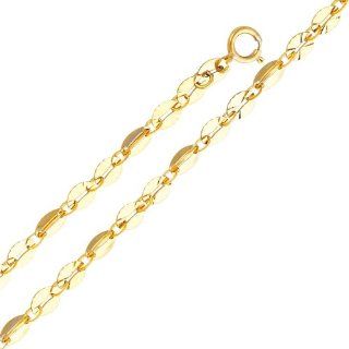 14K Yellow Gold Fancy Designer Diamond Cut Bracelet with Spring Ring Clasp   7" + 1" Extension: Goldenmine: Jewelry