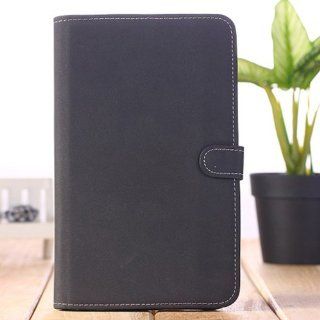ArkAge Luxury Black Ultra slim Magnetic Closure Smart Folding Stand Protective Sleeve / Holster Premium PU Leather Folio Flip Cover Case With Card Holder for Samsung Galaxy Note 8.0 GT N5100 / N5110 + Free Screen Protectors: Computers & Accessories