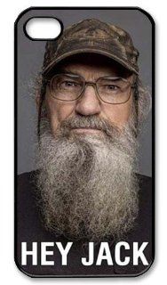 Hey Jack! I'm Si Robertson Iphone 4 4s Case Cover ,Apple Plastic Shell Hard Case Cover Protector Gift Idea at Fell Happy Store: Cell Phones & Accessories