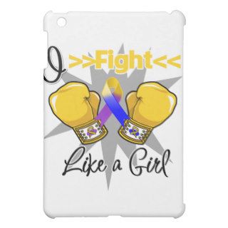 Bladder Cancer I Fight Like a Girl With Gloves iPad Mini Cover