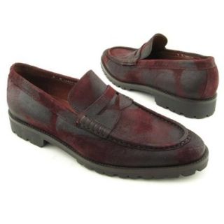 Donald J Pliner Mens Leron Vintage Suede Loafers US 12: Loafers Shoes: Shoes