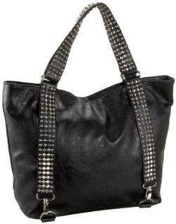 Steve Madden BRyder Tote, Black, one size: Tote Handbags: Shoes