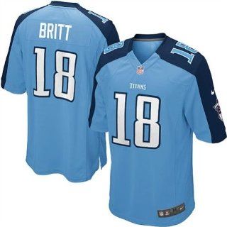 Mens Nike Tennessee Titans Kenny Britt Game Jersey : Sports Fan Apparel : Sports & Outdoors