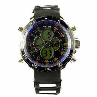 Youyoupifa Outdoor Sport Design Orange Dial Scale Silicone Band LED Watch NBW0LE6532 OR3: Youyoupifa: Watches