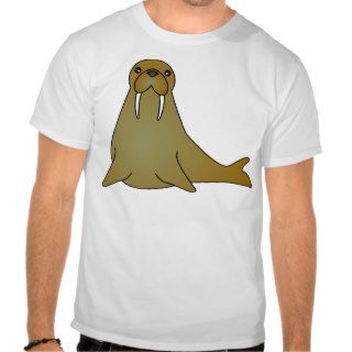 Cute Walrus Cartoon T shirt