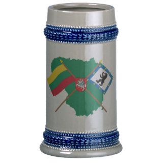 Lithuania and Siauliai County Flags, Arms, Map Coffee Mug