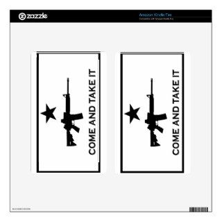 Come and take it Ar15 Decals For Kindle Fire
