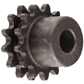 Martin Roller Chain Sprocket, Hardened Teeth, Reboreable, Type B Hub, Double Strand, 35 Chain Size, 0.375" Pitch, 13 Teeth, 0.5" Bore Dia., 1.746" OD, 1.1094" Hub Dia., 0.561" Width: Industrial & Scientific