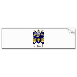 DUNN FAMILY CREST    DUNN COAT OF ARMS BUMPER STICKER