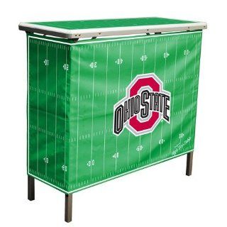 NCAA Ohio State Buckeyes Aluminum High Top Folding Tailgate Table With Carrying Case : Sports & Outdoors