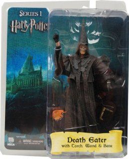 Harry Potter Death Eater (With Torch, Wand and Display Base) Action Figure: Toys & Games