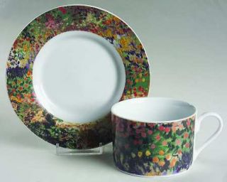 Sakura Vincent Flat Cup & Saucer Set, Fine China Dinnerware   Vincent Van Gogh W