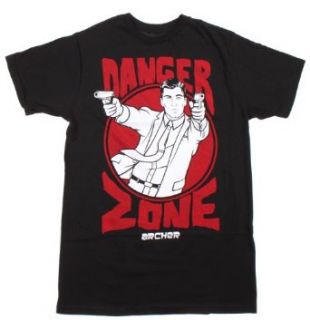 Archer Danger Zone T Shirt Size : X Small: Novelty T Shirts: Clothing