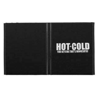 Hot and Cold MN Weather iPad Folio Cases