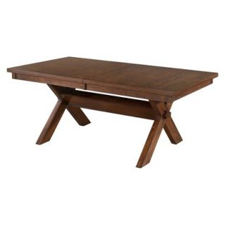 Dining Table Powell Kraven Dining Table   Brown