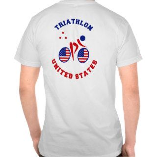 Triathlon United States Tee Shirts