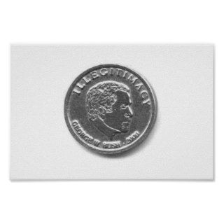 The George W Bush 2000 Stolen Election Coin Print