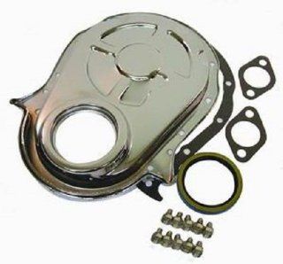Chrome BBC Chevy 396 454 Timing Chain Cover Kit: Automotive