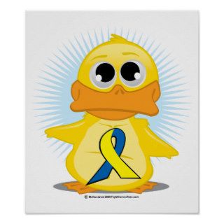 Down Syndrome Ribbon Duck Print
