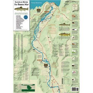 San Juan River Fly Fishing Map: David Colvin: 9780976825609: Books