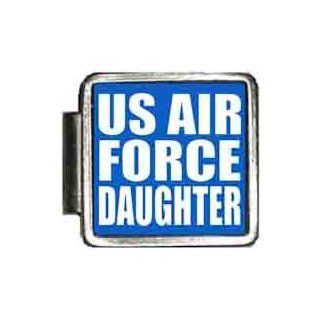 US Air Force Daughter Italian Charm Bracelet Jewelry Link A10428: Jewelry
