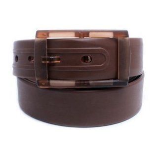 NEW! Brown Silicone Golf Belt   One Size Fits All: Sports & Outdoors