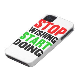 Stop Wishing Start Doing iPhone 4 Cases