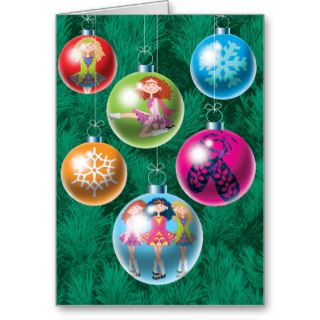 Irish Baubles Christmas Card